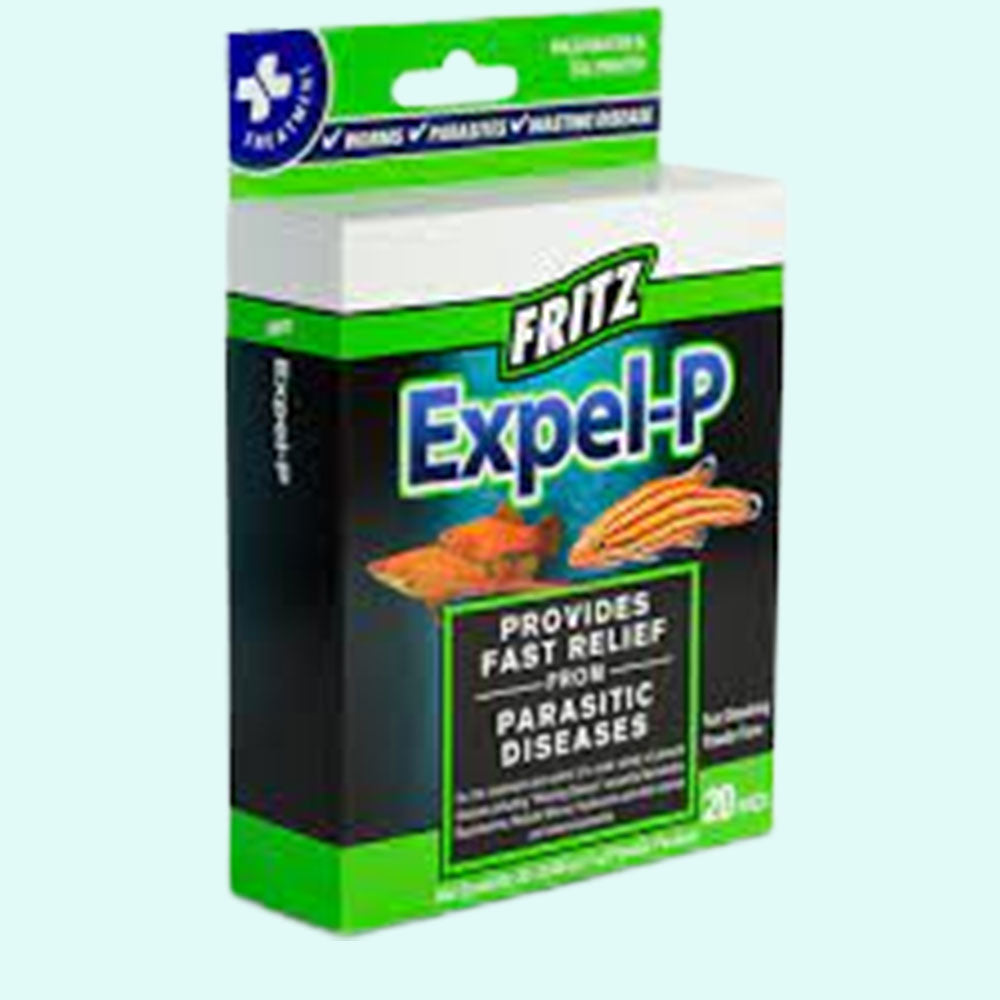 Fritz Expel-P (10 Count) – Internal Parasite Treatment for Freshwater & Saltwater Fish live houseplant from Divine Roots