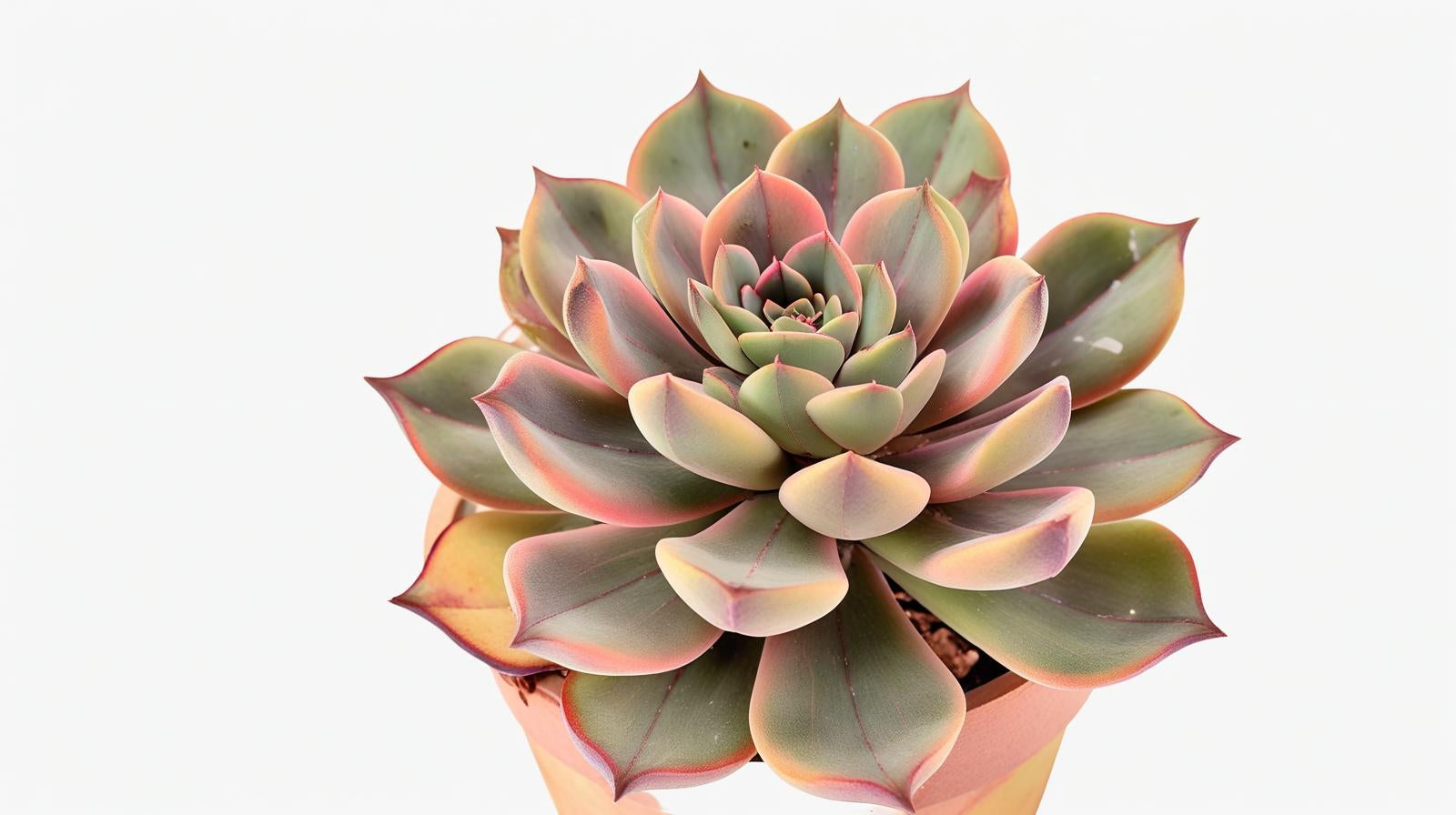 side profile of Echeveria Chroma live succulent from Divine Roots