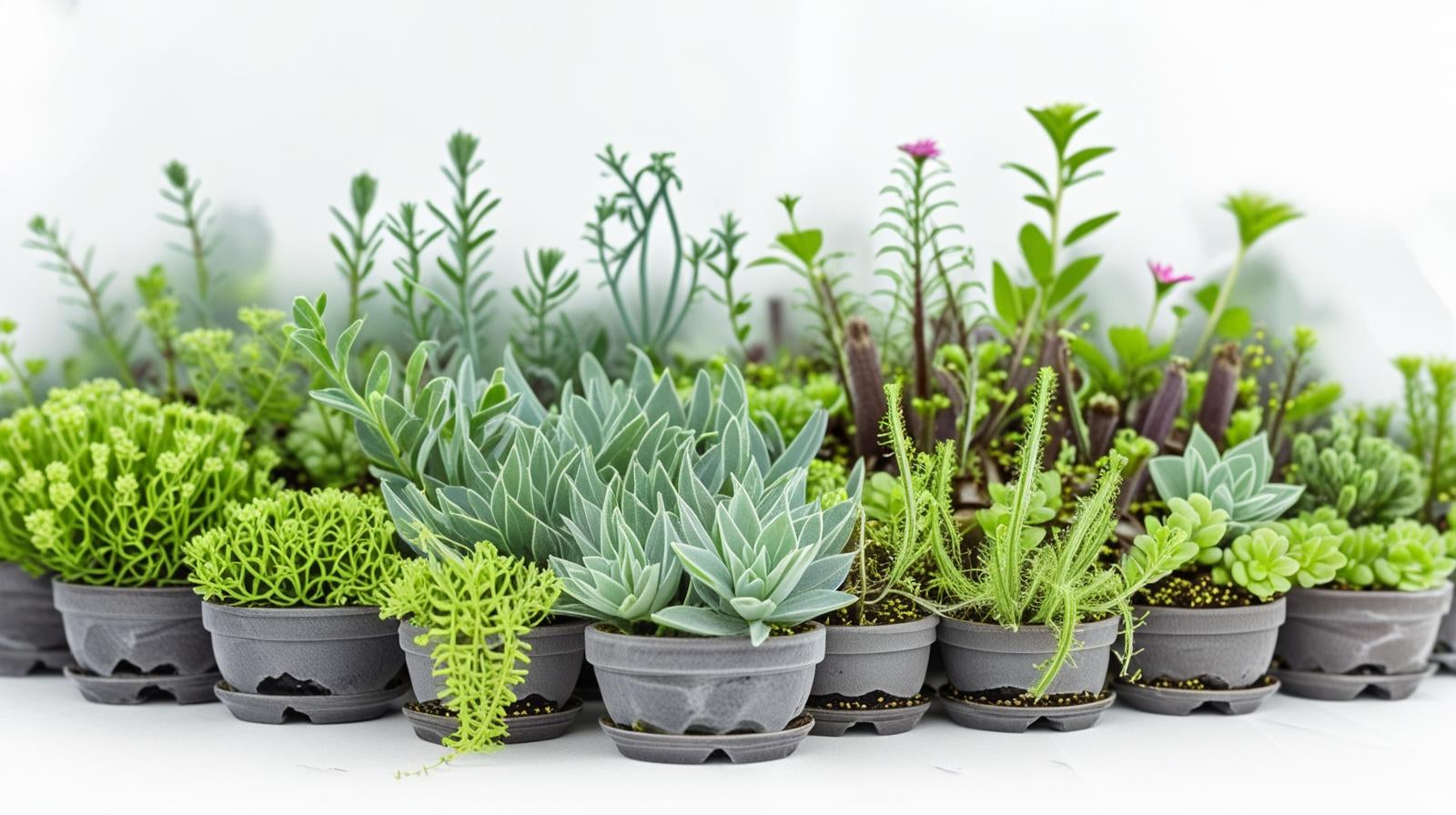 size reference for Succulents Trailing Assortment Rooted Starter Plant live succulent from Divine Roots