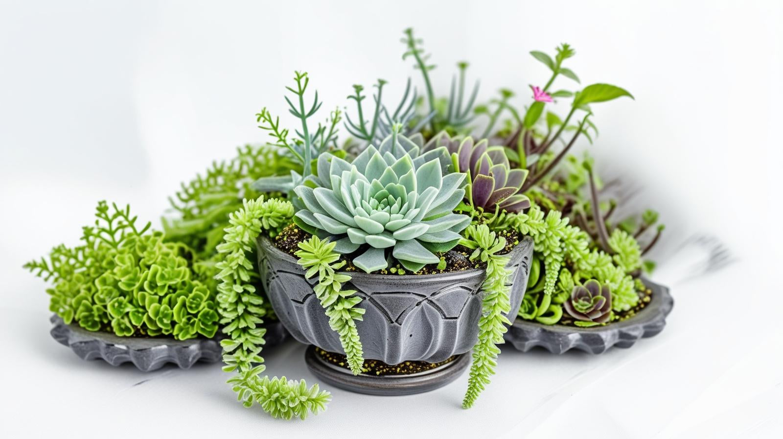 leaf detail of Succulents Trailing Assortment Rooted Starter Plant live succulent from Divine Roots
