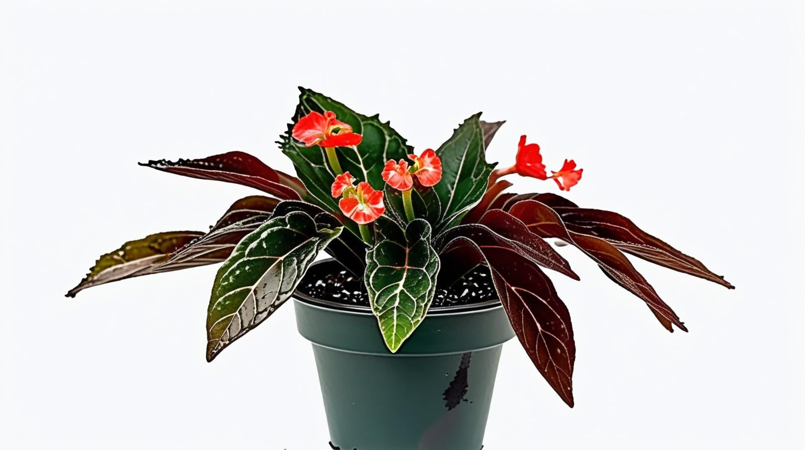 size reference for Angel Wing Begonia Torch live Begonia from Divine Roots