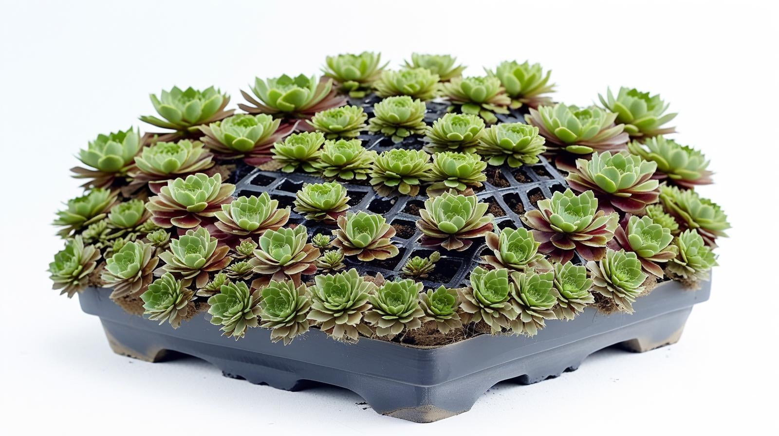 growth pattern of Succulents Sempervivum Assortment Rooted Starter Plant live succulent from Divine Roots