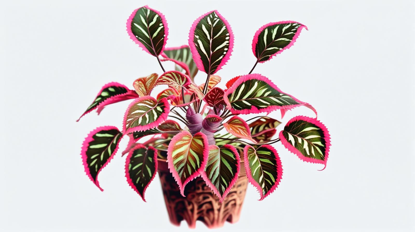 side profile of Coleus Meandering Linda live houseplant from Divine Roots