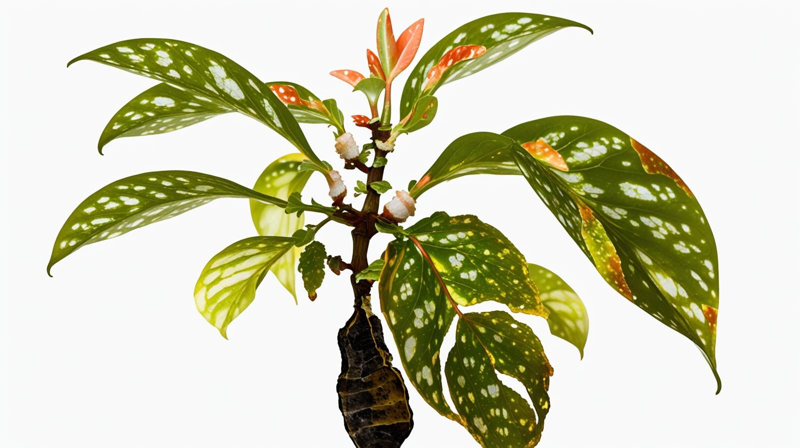 potted Angel Wing Begonia Medora Rooted Starter Plant live Begonia from Divine Roots