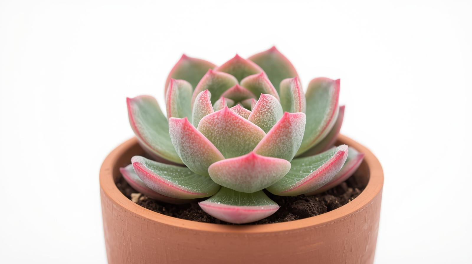Echeveria Pink Edge Rooted Starter Plant live Echeveria from Divine Roots