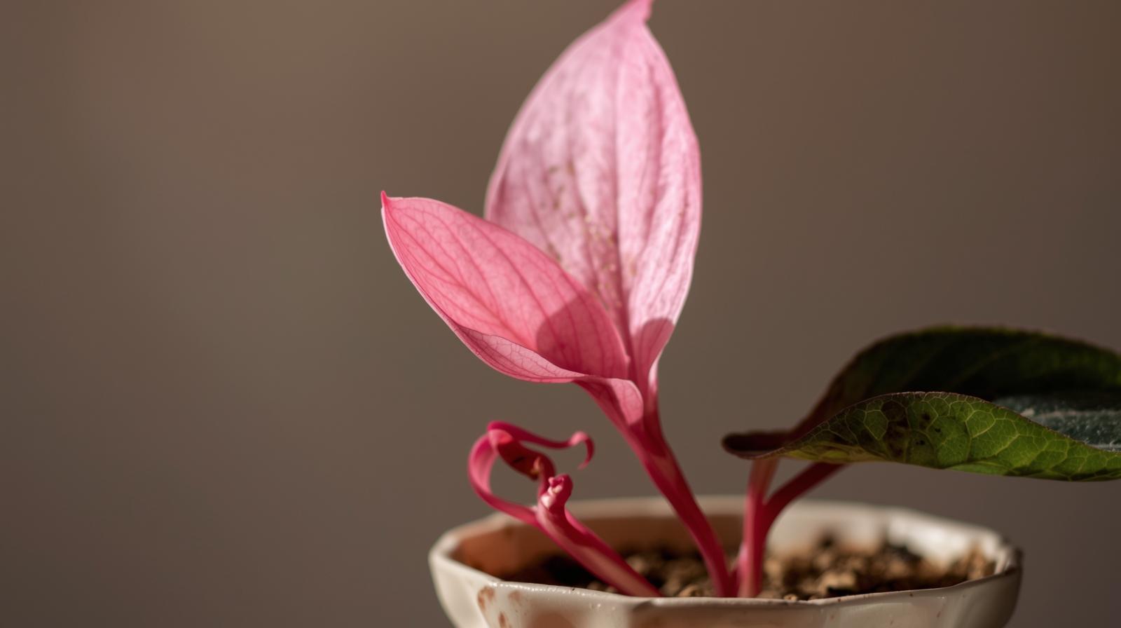 new growth on Begonia Double Lady Francis Pink live Begonia from Divine Roots