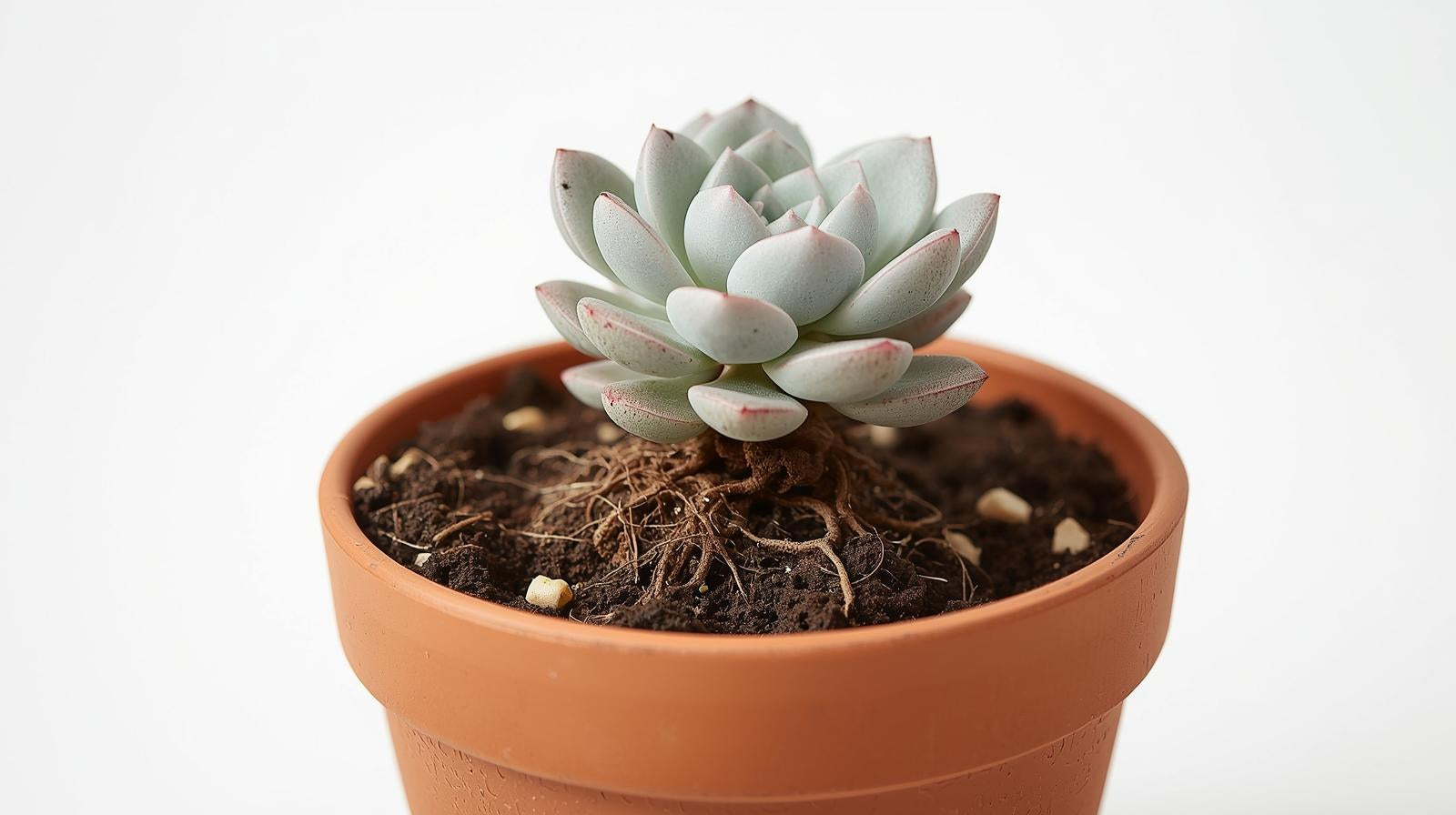 full view of Echeveria Lola Rooted Starter Plant live succulent from Divine Roots
