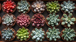 new growth on Echeveria Succulent Plant Pack live succulent from Divine Roots