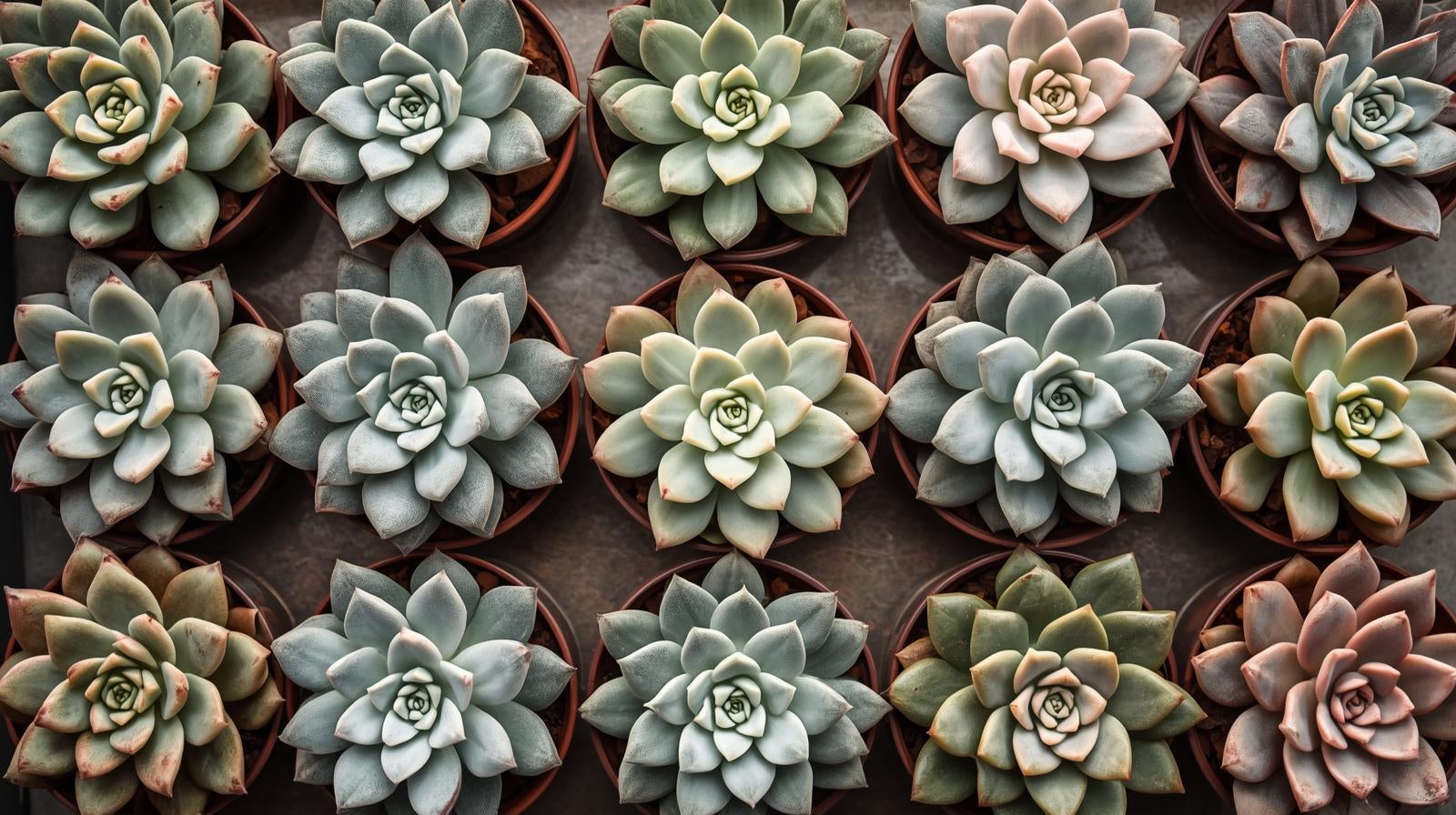 full view of Echeveria Succulent Plant Pack live succulent from Divine Roots