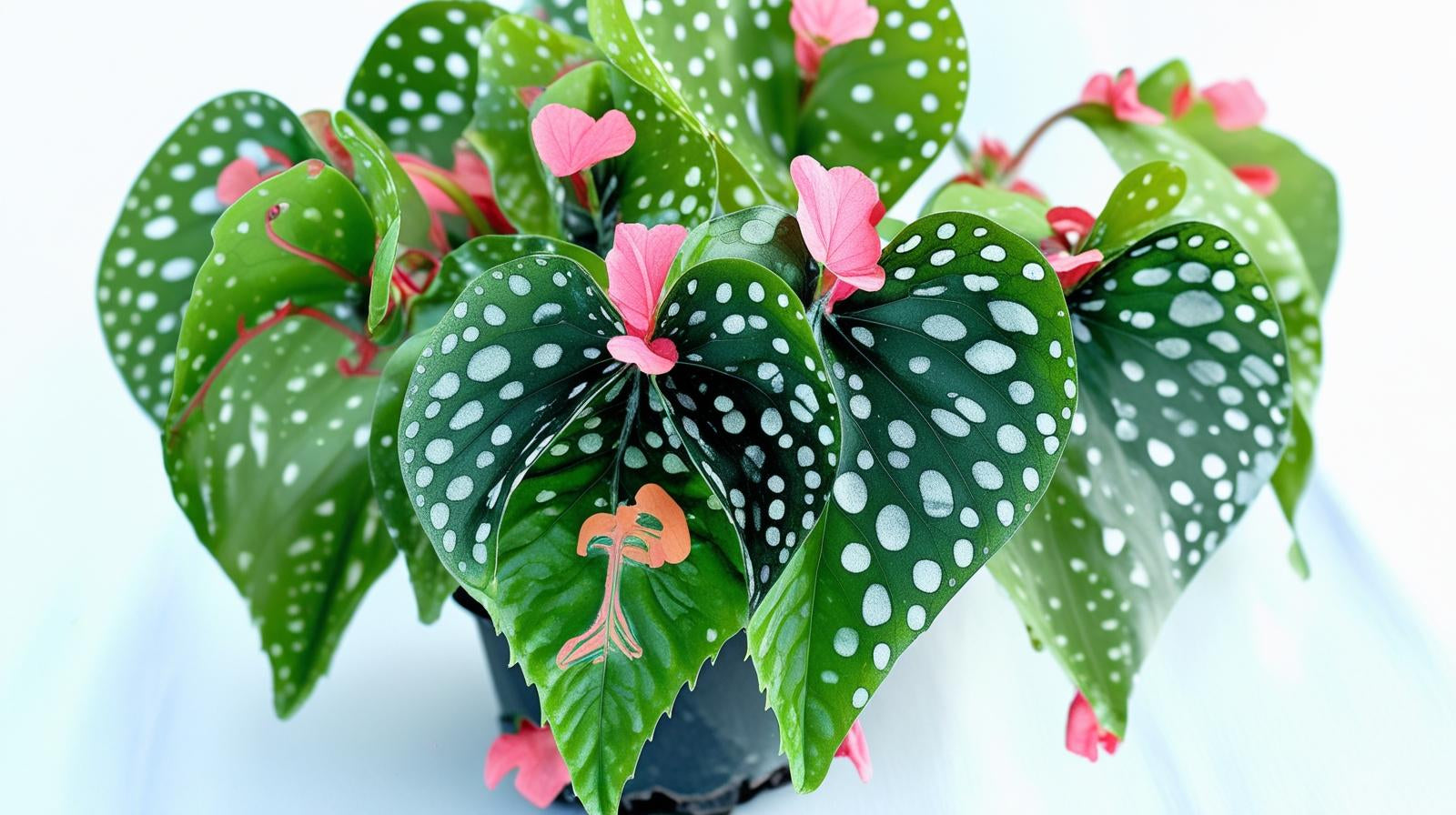 full view of Angel Wing Begonia My Special Angel live Begonia from Divine Roots