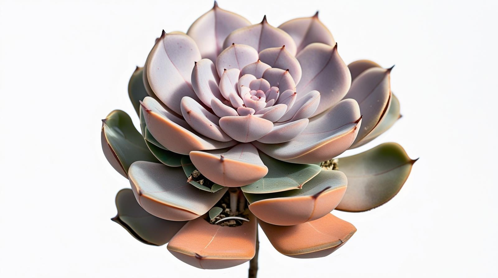 potted Echeveria Perle Von Nurnberg Rooted Starter Plant live succulent from Divine Roots