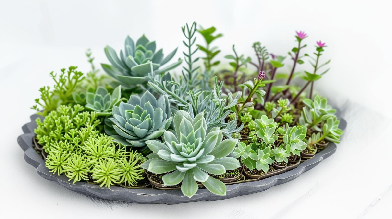 detail shot of Succulents Trailing Assortment Rooted Starter Plant live succulent from Divine Roots