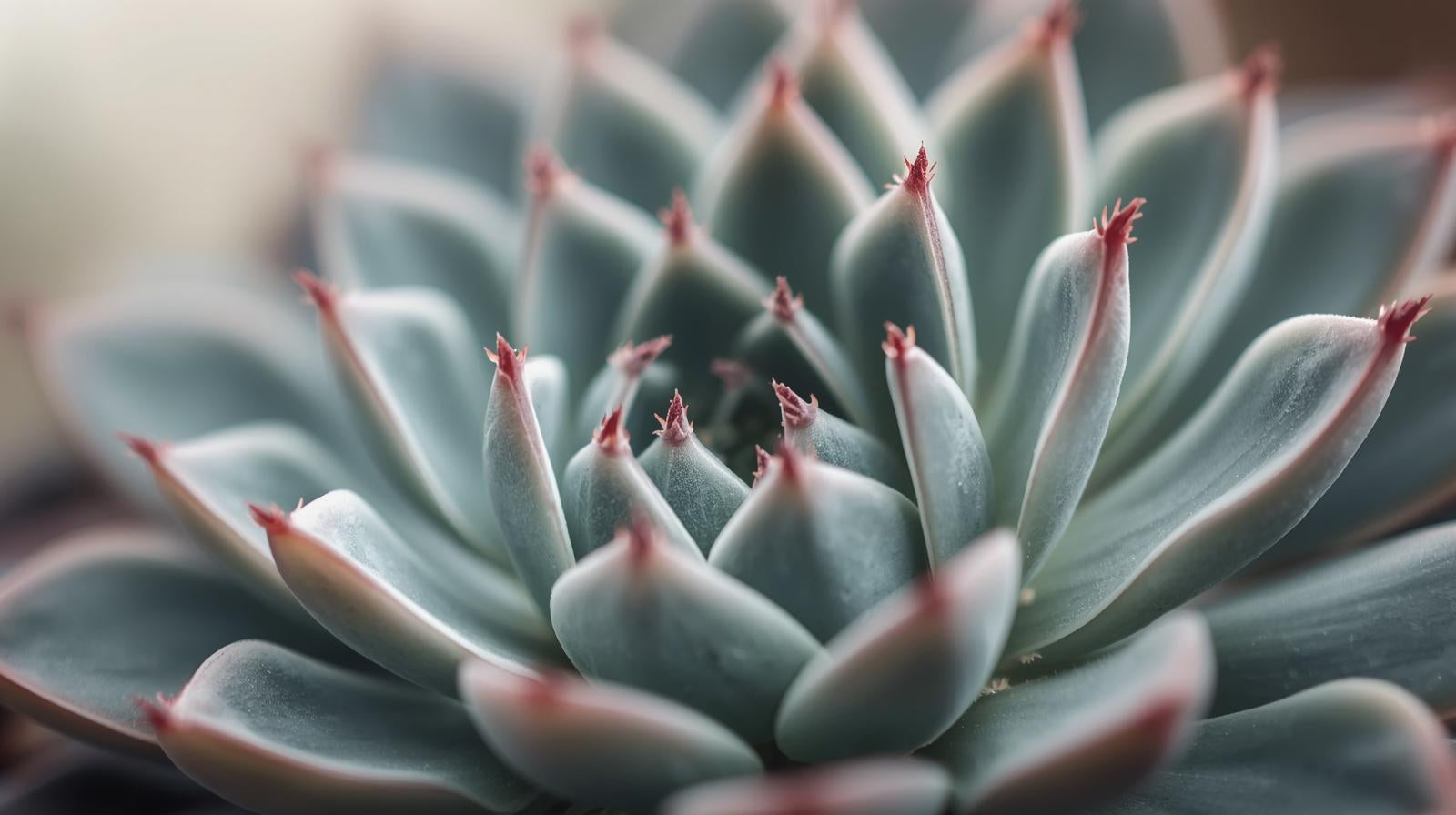 side profile of Sempervivum Silverine Succulent Rooted Starter Plant live succulent from Divine Roots