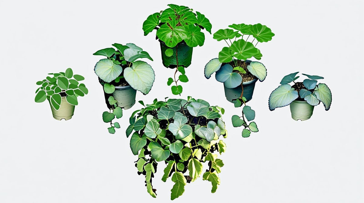 full view of Plectranthus Swedish Ivy Assorted Rooted Starter Plant live trailing plant from Divine Roots